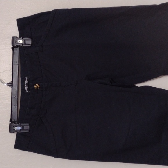 Dolce & Gabbana Made in Italy Navy Twill Straight Leg Trousers Waist 32" - Picture 2 of 10